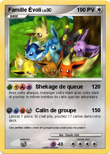 Pokemon Famille Évoli