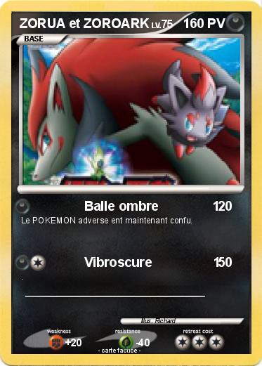 Pokemon ZORUA et ZOROARK