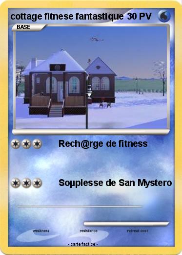 Pokemon cottage fitnese fantastique