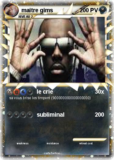 Pokemon maitre gims