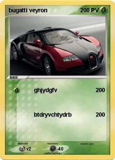 Pokemon bugatti veyron