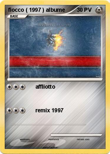 Pokemon fiocco ( 1997 ) albume