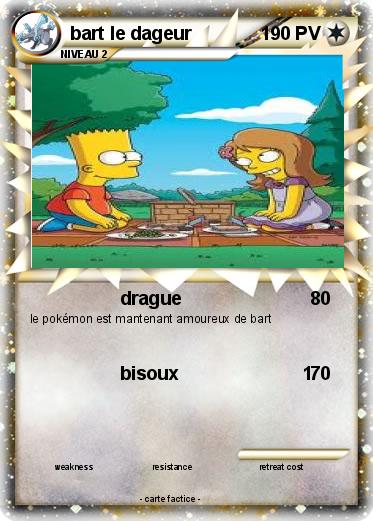 Pokemon bart le dageur