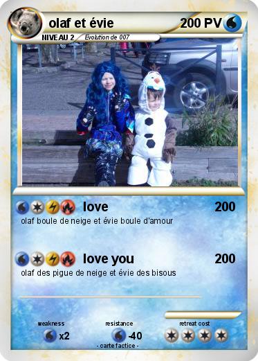 Pokemon olaf et évie