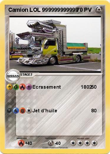 Pokemon Camion LOL 999999999999