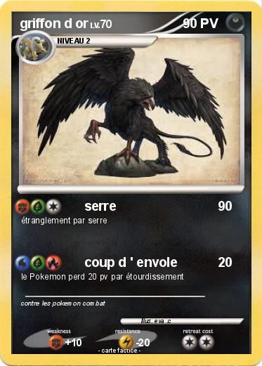 Pokemon griffon d or
