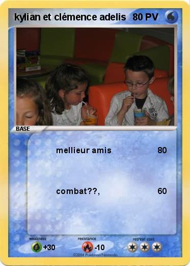 Pokemon kylian et clémence adelis