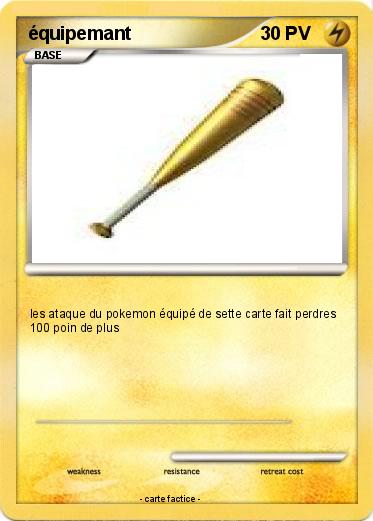 Pokemon équipemant