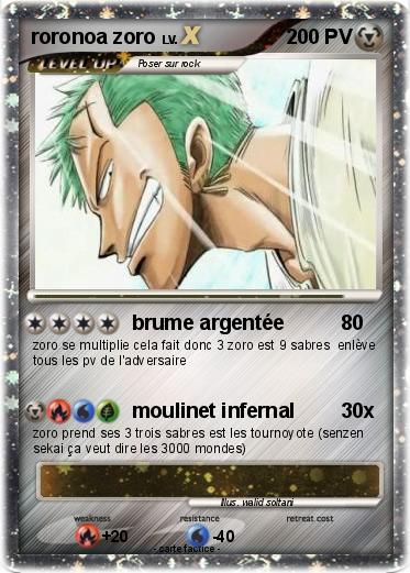 Pokemon roronoa zoro