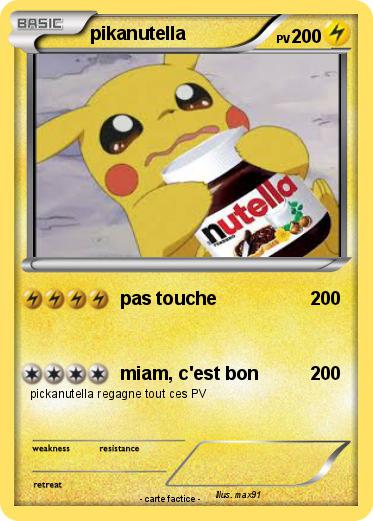 Pokemon pikanutella