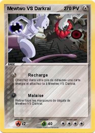 Pokemon Mewtwo VS Darkrai          2