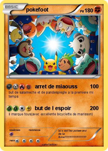 Pokemon pokefoot