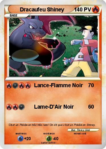Pokemon Dracaufeu Shiney