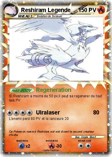 Pokemon Reshiram Legende