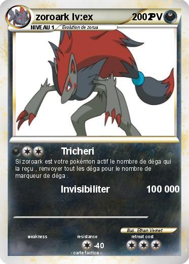 Pokemon zoroark lv:ex                     2                                                                          2