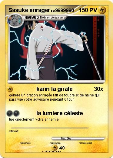 Pokemon Sasuke enrager