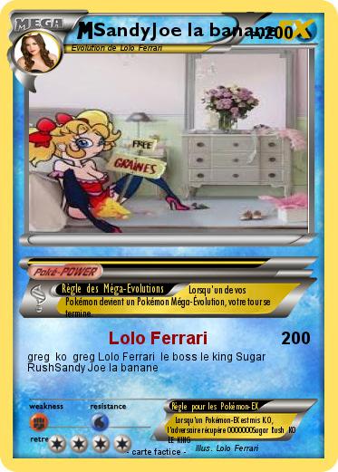 Pokemon SandyJoe la banane