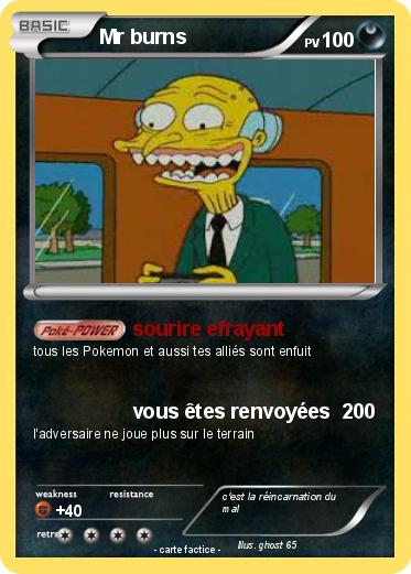 Pokemon Mr burns