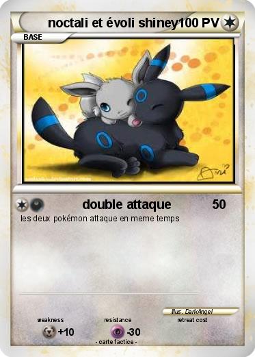 Pokemon noctali et évoli shiney
