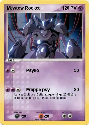 Pokemon Mewtow Rocket
