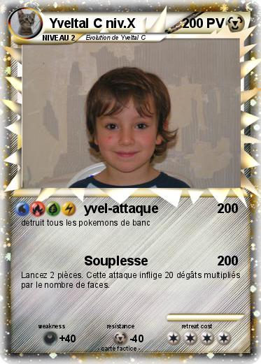 Pokemon Yveltal C niv.X
