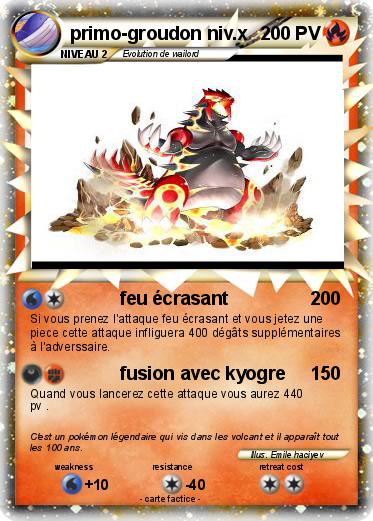 Pokemon primo-groudon niv.x