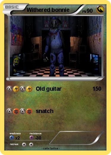 Pokemon Withered bonnie