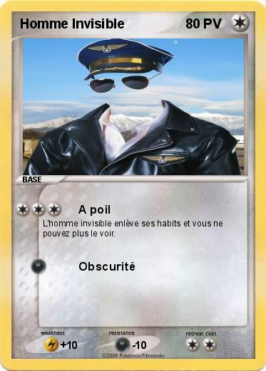 Pokemon Homme Invisible