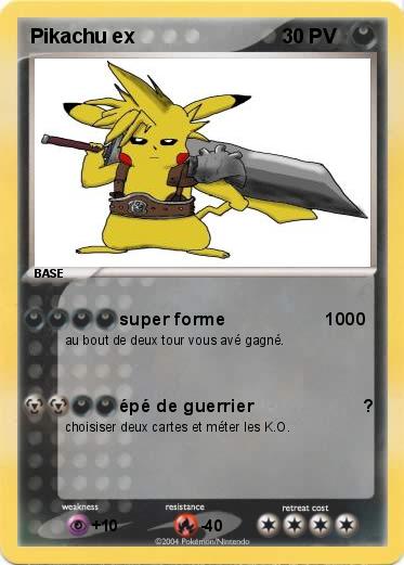 Pokemon Pikachu ex