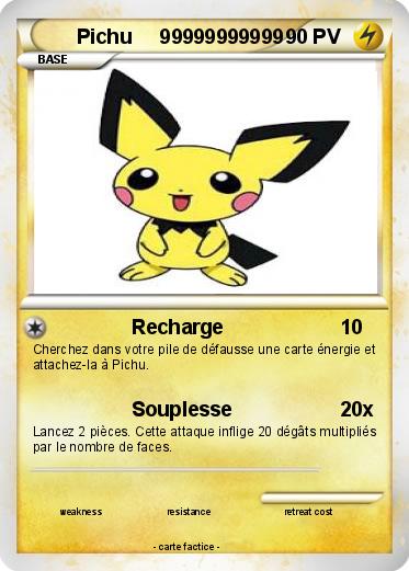 Pokemon Pichu     99999999999