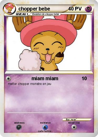 Pokemon chopper bebe