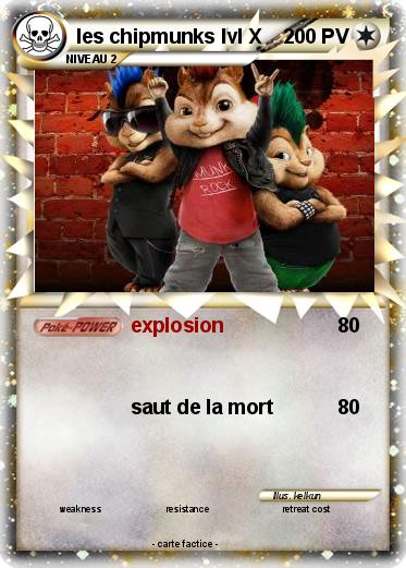 Pokemon les chipmunks lvl X