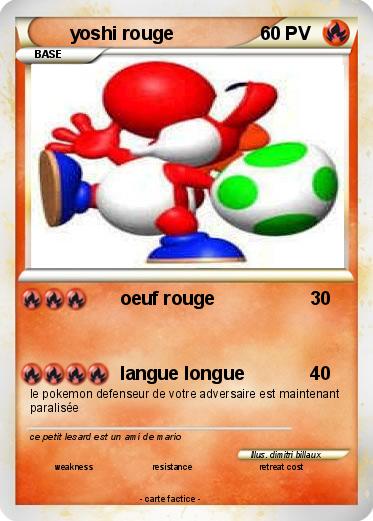 Pokemon yoshi rouge