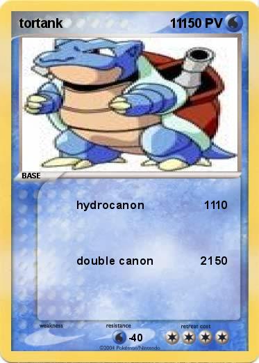 Pokemon tortank                              11 