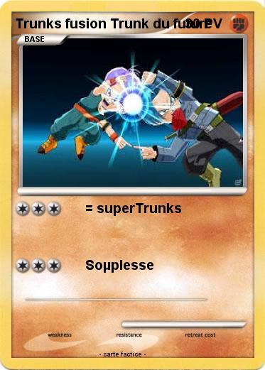 Pokemon Trunks fusion Trunk du future
