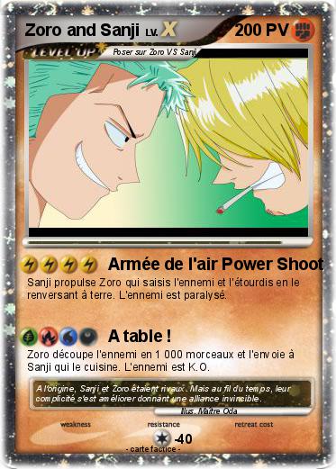 Pokemon Zoro and Sanji