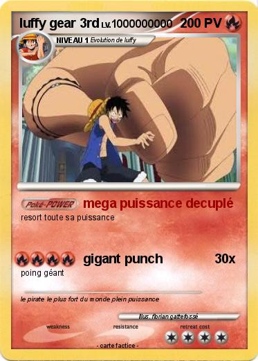Pokemon luffy gear 3rd
