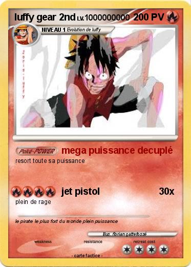 Pokemon luffy gear 2nd