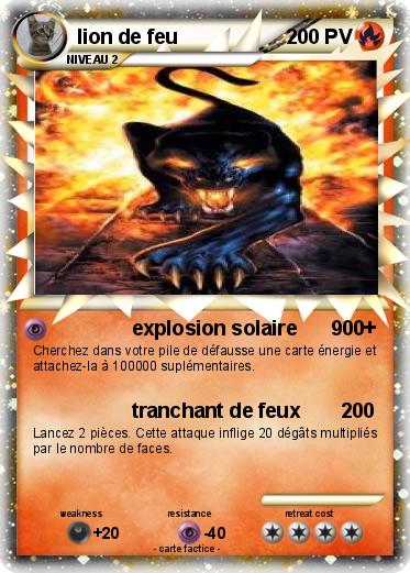 Pokemon lion de feu