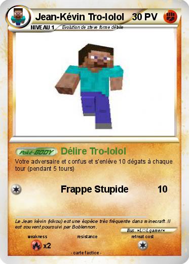 Pokemon Jean-Kévin Tro-lolol