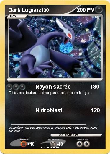Pokemon Dark Lugia