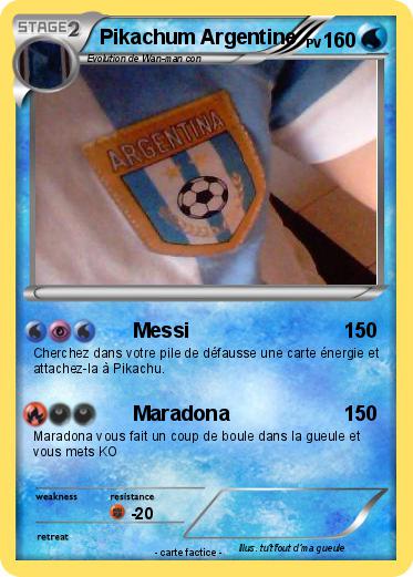 Pokemon Pikachum Argentine