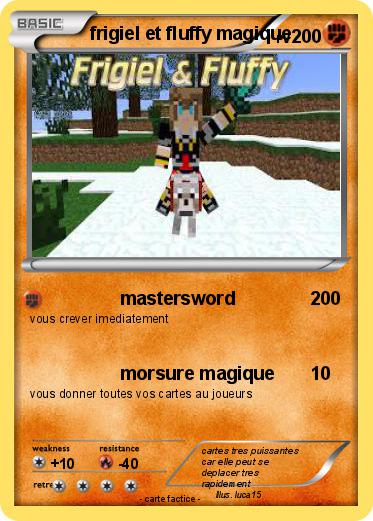 Pokemon frigiel et fluffy magique