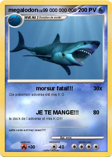 Pokemon megalodon
