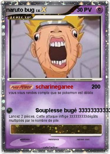 Pokemon naruto bug