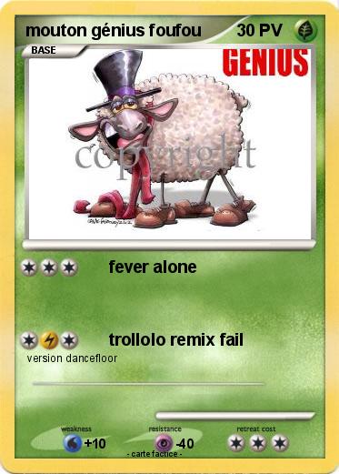 Pokemon mouton génius foufou