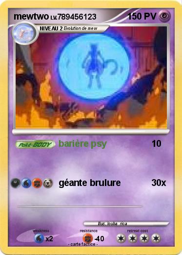 Pokemon mewtwo