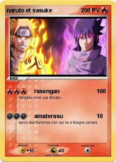 Pokemon naruto et sasuke