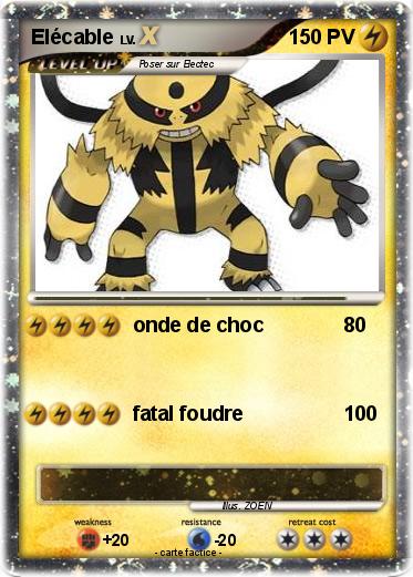 Pokemon Elécable
