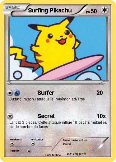 Pokemon Surfing Pikachu